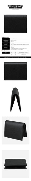 Thom Browne Pebble Card Holder Black 159562685 [P]