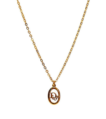 DIOR Runde Oblique Gold Halskette 66876 159563877 [P]