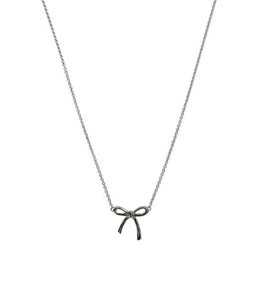 TIFFANY & CO リボン シルバー ネックレス 65677 159564155 [P]