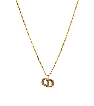 Dior Cubic CD Gold Necklace 66856 159564229 [P]