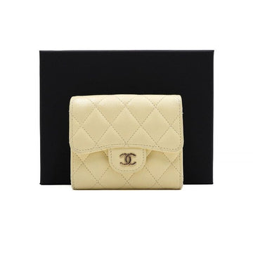 CHANEL Kaviar goldene CC-Logo Klappen klassische Damen Geldbörse AP0229 159567353 [P]