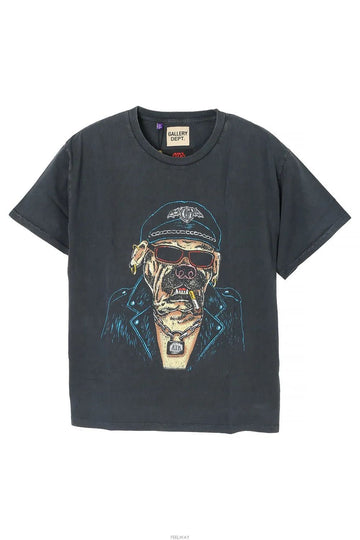 GALLERY DEPT Biker Dog Tee Vintage Black OBD10284 VBLK 152882935 [P]