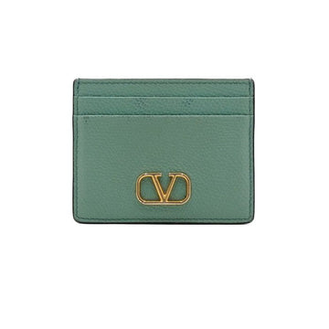 Valentino Pistachio Gold Logo Women's Card Wallet 66953 159569434 [P]