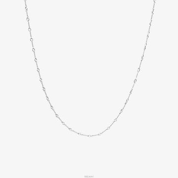 Chrome Hearts 18k Twist Chain 18 inch 18K White Gold NAXMF1N1 159571035 [P]