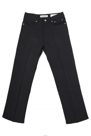 OUR LEGACY Permanente Kreppe Hose in Schwarz M4255RB 159579248 [P]