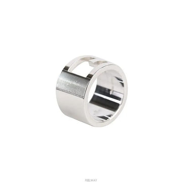 GUCCI Gロゴ シルバー リング 16号 12MM 7683116478 141878633 [P]