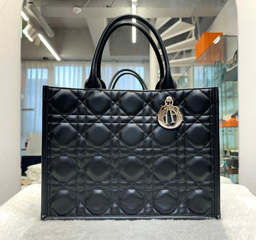 DIOR Makro Kanage Tote Bag Medium Schwarz Gold M1324OWHPJ052302 156737978 [P]
