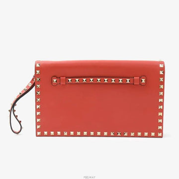 VALENTINO ストラップクラッチレッド 8293618370 154270284 [P]
