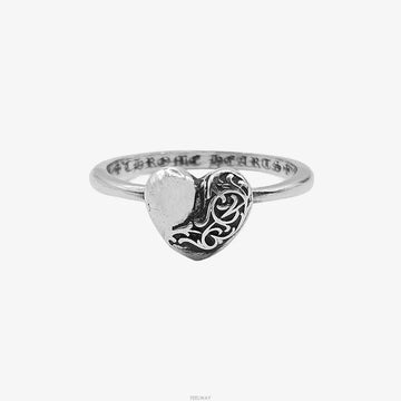 Chrome Hearts Heart Bubble Gum Ring Silver HW88AEWV 159580624 [P]