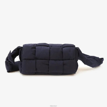 BOTTEGA VENETA パディングテックカセットクロスバッグ ネイビー 628951 158372232 [P]