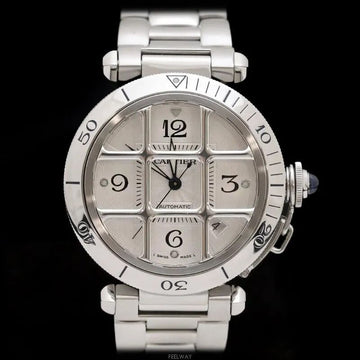 CARTIER Pasha de Plongeur Uhr Stahl 38MM 7378036234 105214468 [P]