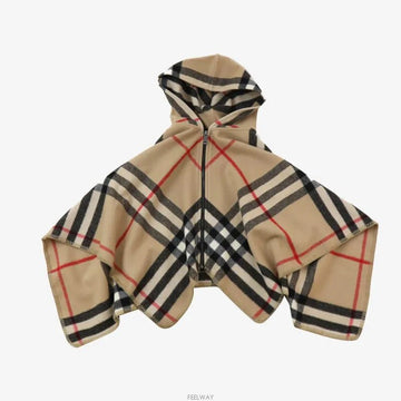 BURBERRY Kinder Hoodie Karo A-Linie Cape 4037667 130546778 [P]