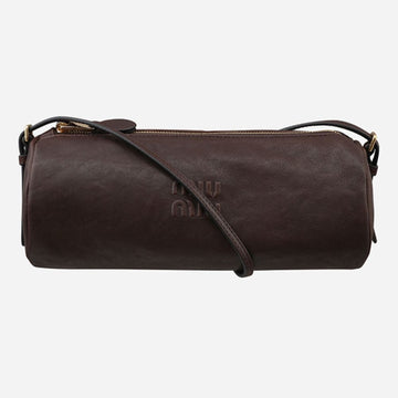 MIU MIU Leder-Pouch Schultertasche braun 159589858 [P]