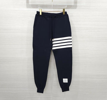 THOM BROWNE Navy diagonale Armbindenhose MJQ008H 156808896 [P]