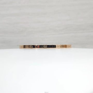 CARTIER 18K Liebe Armband 18K Roségold Klein 16 158241151 [P]