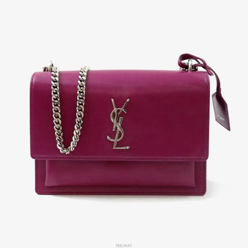 SAINT LAURENT サンセットミディアムチェーンクロスバッグショルダーバッグ 158372278 [P]
