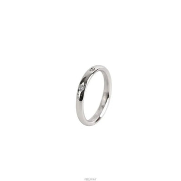 Van Cleef & Arpels Etoile Wedding Band Platinum Diamond 3P 48 2.7MM 7241782019 75683727 [P]