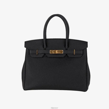Hermes Birkin Bag 30 Togo Black Gold Hardware D Stamp 7683099993 141878442 [P]