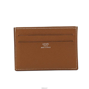 Hermes Citizen Twill Card Holder Gold Color B Stamp 7225188967 75679366 [P]