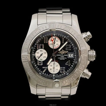 BREITLING アベンジャー2 クロノ スチール ブラック 43MM A1338111 128228203 [P]
