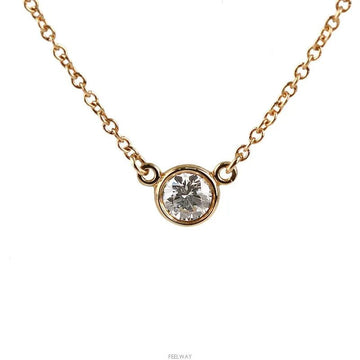 Tiffany & Co 18K By The Yard 18K Yellow Gold Diamond Necklace 7245224901 75875600 [P]