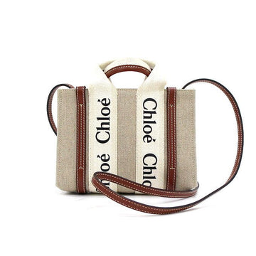 CHLOE Woody Mini Tote Bag und Schultertasche Crossbody aa67225 159646386 [P]
