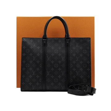 LOUIS VUITTON M45265 Monogram Eclipse Sac Plat Horizontal Business Bag Herren Tote Bag und Shoulder Bag A66970 159646391 [P]
