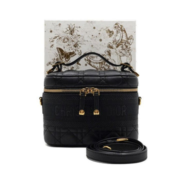 Dior Black Travel Vanity Small Case Tote Bag and Shoulder Bag Crossbody aa66997 159647400 [P]