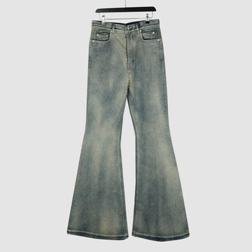Rick Owens Flared Denim Pants DU02E7365-DMP 15126 159647436 [P]