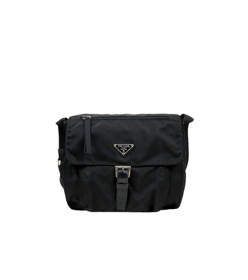 PRADA ブラック ポコノ ワンポケット クロスバッグ 62006 159655099 [P]