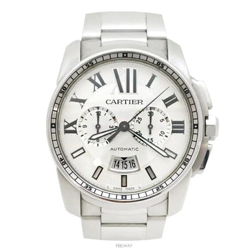 Cartier Calibre de Chrono Steel 42MM W7100045 75684083 [P]