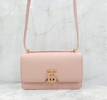 BURBERRY Mini TB Leder Crossbody Bag Pink 8063128 145738124 [P]