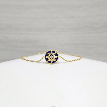 Dior Diamond 1P Rose Bracelet 158240941 [P]