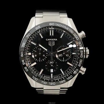 Tag Heuer Carrera Chronograph Automatic Steel Black 44MM 9145315683 157279384 [P]