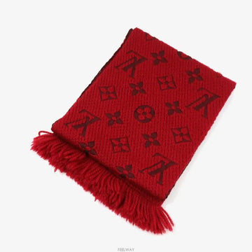 Louis Vuitton Wool Blend Tassel Scarf Red M72432 156997916 [P]