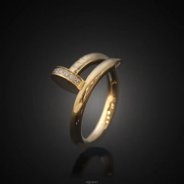 CARTIER 18k Juste un Clou Ring 18K Gelbgold Diamant 49 2.7MM 7305947015 87932355 [P]