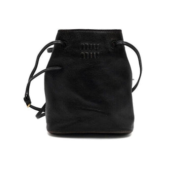 MIU MIU ブラウン CAFFE ナパ オールド レザー ショルダーバッグ兼クロスボディバッグ 5NF460 159753449 [P]