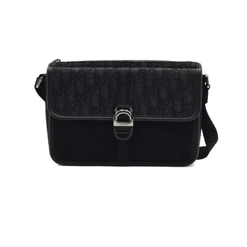 Dior Black Oblique Flap Zipper 8 Strap Bag for Men Crossbody Bag aa67135 159693079 [P]