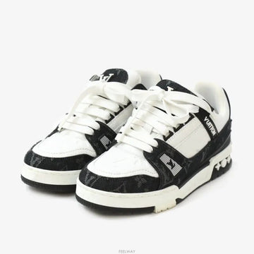 Louis Vuitton Trainer Sneakers Black 35 158372214 [P]