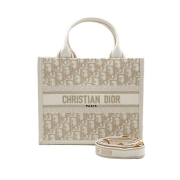 Dior Oblique Strap Book Tote Small Tote Bag and Shoulder Bag White M1325CZDL 159693120 [P]