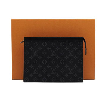 Louis Vuitton Monogram Eclipse Pochette Voyage MM Men's Pouch Clutch Bag 67012 159693263 [P]