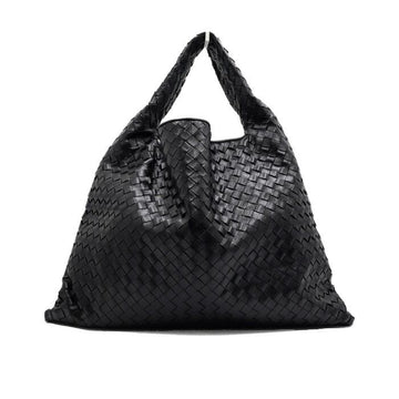 Bottega Veneta Black Intrecciato Hop Large Leather Tote and Shoulder Bag 763970 159693304 [P]