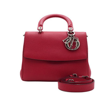 DIOR レザーシルバーアクセントトートバッグ兼ショルダーバッグクロスバッグM0981 159753459 [P]