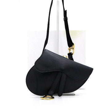 Dior Black Leather Saddle Pouch Hip Bag Belt Bag and Crossbody AA67027 159753471 [P]
