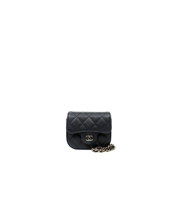 CHANEL Mini Size Black Chain Crossbody Bag 66345 159694134 [P]