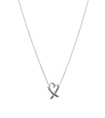 TIFFANY & CO Loving Heart Silberhalskette 58857 159760078 [P]