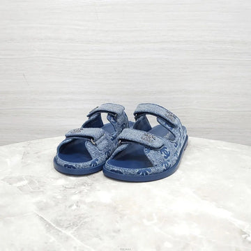 CHANEL Denim Velcro Sandals G35927 158358310 [P]