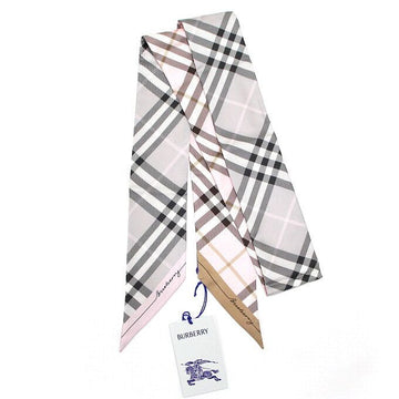 BURBERRY Kontrastreicher Karosilk-Schal 81276071 159704410 [P]