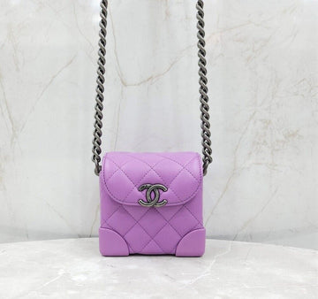 CHANEL Purple Mini Lambskin Chain Jenny Bag 29 Series AS1348 149806658 [P]