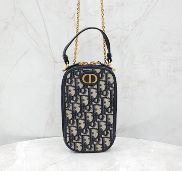 Dior Oblique Jacquard Mountain Phone Holder Crossbody Bag S2114UTZQ 142809907 [P]